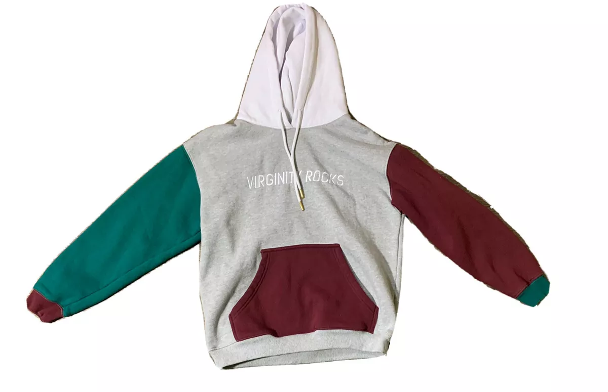 Danny Duncan Men's Color Block Virginity Rocks Hoodie Sweatshirt Size Small  | eBay