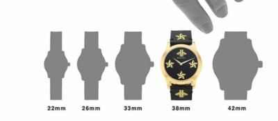 Authentic New GUCCI G-Timeless Bee and Star Motif Black Dial Leather Strap Gucci G Timeless Bee Motif Black Dial Black Leather Strap  main image 4