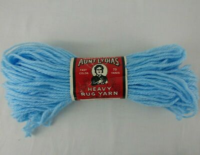 Aunt Lydias Heavy Rug Yarn 75 COLORS 60 70 210 Yd Skeins Polyester Vtg You Pick