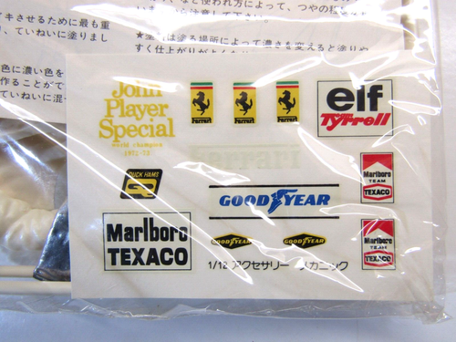 Tamiya Vintage 1:12 Scale Motor Racing '70's Team Manager Model Kit # 2205**300 - Picture 6 of 7