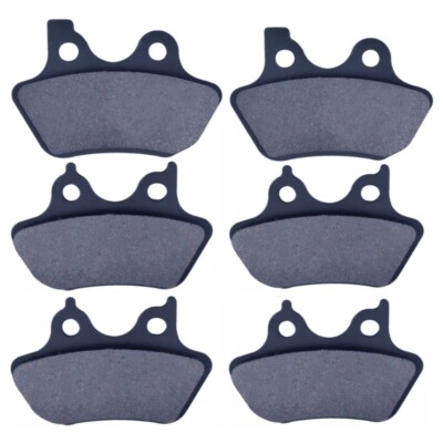 Front Rear Brake Pads for Harley Touring Softail Dyna Electra Glide ...