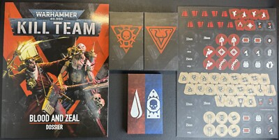 Kill Team Blood and Zeal Dossier Card Pack Token Sheets Warhammer 40k ...