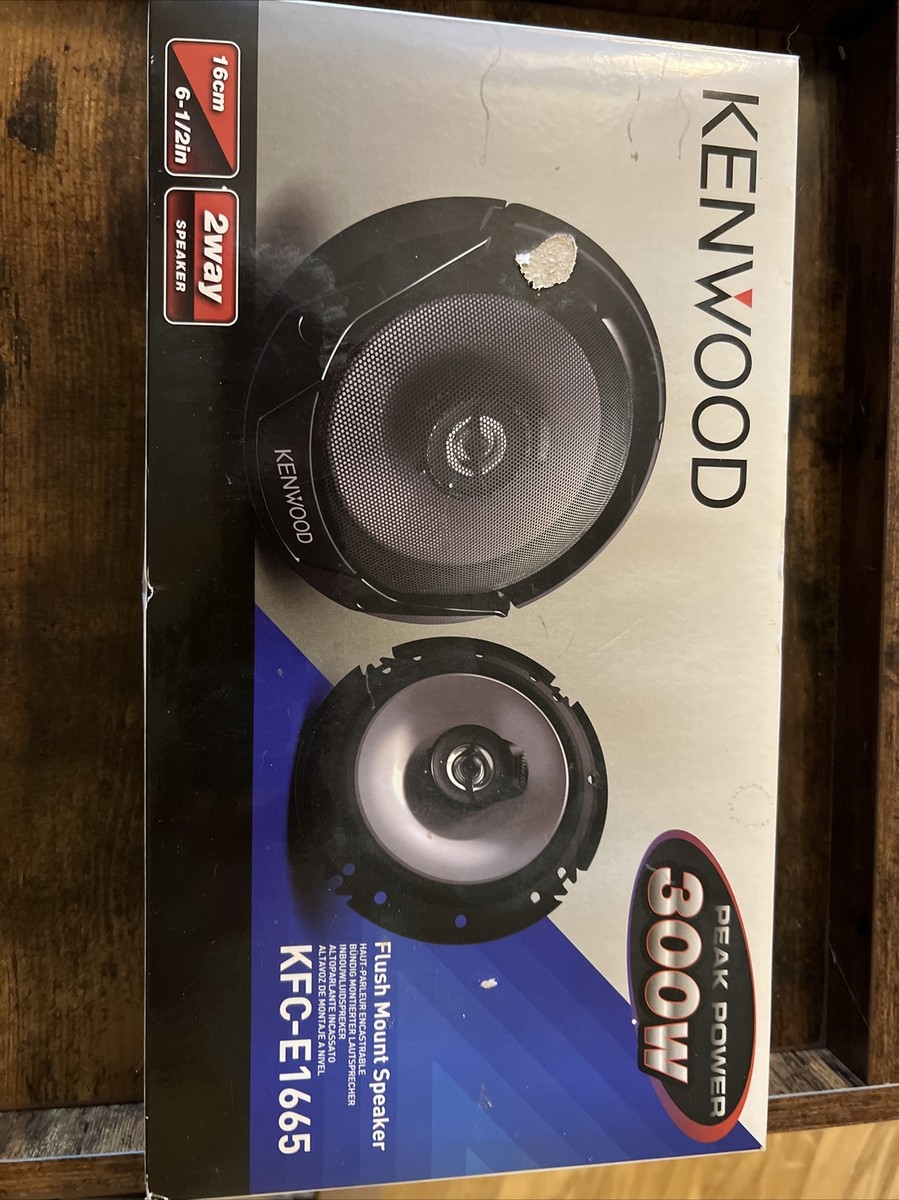 Kenwood KFC-E1665 300 Watt Flush Mount Speakers | eBay