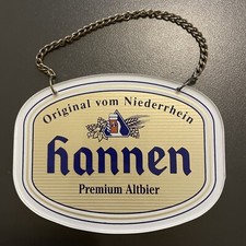 Hannen Premium Altbier Zapfhahnschild Werbeschild