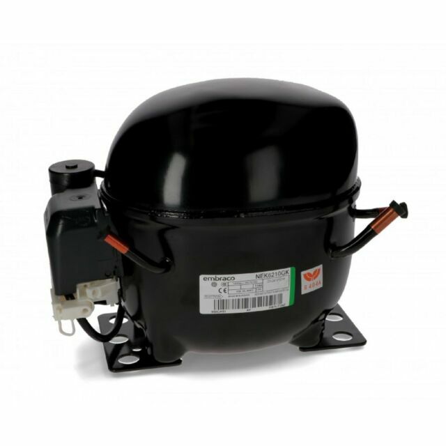 Embraco NEK6210GK Compressore Monofase per Frigoriferi - Nero