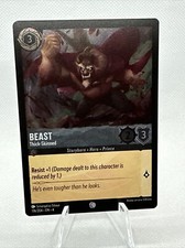 Lorcana Beast Thick Skinned Cold Foil 176/204 Ursala’s Return 
