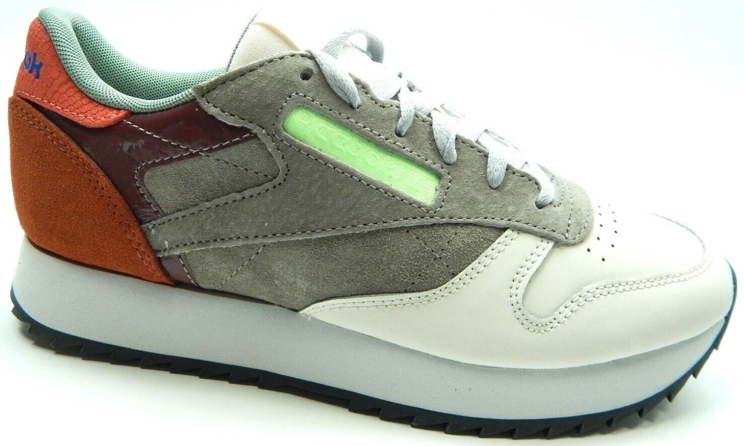 Multi Colored Reebok Size 7.5 - Reebok Classic Leather Ripple Ceramic Pink Multi W for sale ...