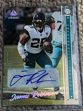 2022 Panini Luminance Autograph #41 James Robinson #D 08/15