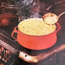 1963 Campbell's Red Kettle Chicken Noodle Soup Advertisement Canned Foods DWII23