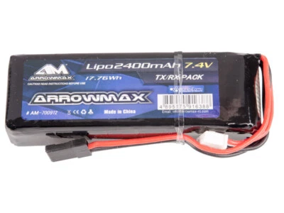 Arrowmax Competition LiPo Micro RX-Pack Straight #2400mAh 7,4V - Photo 1/3