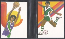 USA 1983 MNH 4 MAXI CARDS 1984 SUMMER OLYMPICS