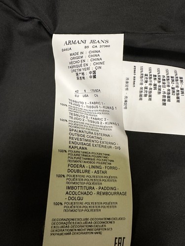 💚💛ARMANI JEANS, DAUNEN ÜBERGANGSJACKE,💚Damen, Gr. 36 WIE NEUE💛💚 - Bild 4 von 7