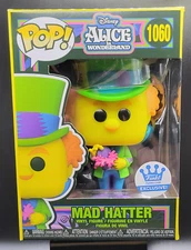 Funko Pop Disney 1060 MAD HATTER (Black Light) Vinyl Figure Funko Shop Exclusive