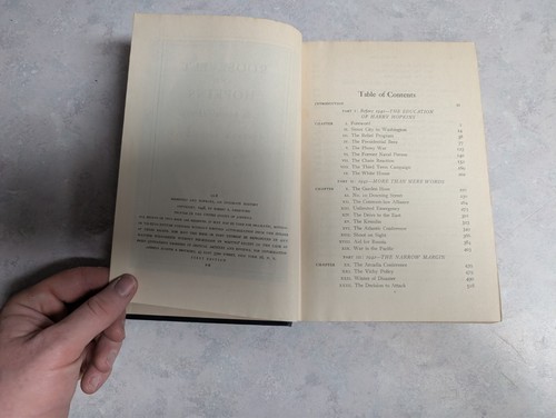 ROOSEVELT UND HOPKINS eine intime Geschichte, VON ROBERT E SHERWOOD 1948 HC New Deal - Bild 4 von 8