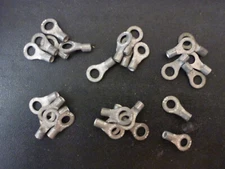 27 New Sta-Kon Ring Terminal Bare Metal AMP 16-14 Wire ends 2 1/2-4