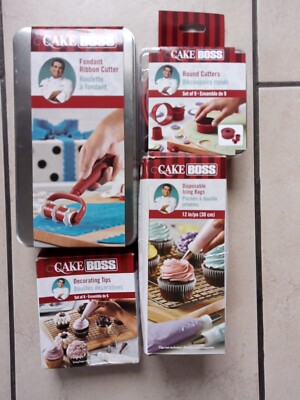 Cake Boss, 5 St. Fondantsets, Topping-Helfer, Kuchen/Torten-Verzierung