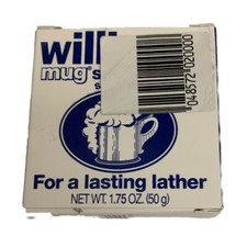 1 Williams Mug Shaving Soap 1.75 Oz Bar Discontinued AS Pictured