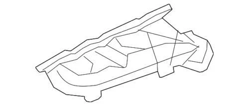 Conjunto de colector de escape lado conductor para Ford F-150 2011-2014 (N/P BL3Z-9431-C)