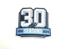 (1) LOT 1995-2024 NORTH CAROLINA PANTHERS 30 SEASONS EMBROIDERED PATCH ITEM # 07