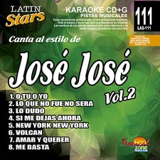 Karaoke Latin Stars 111 Jose Jose Vol.2