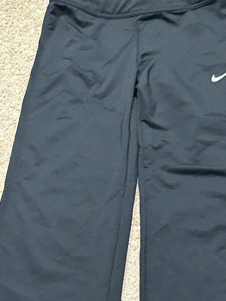 Nike Girls Dri-Fit Leggings Sz Medium Black Stretch Athletic Comfort - Image 4 of 4