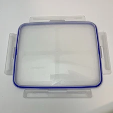 Snapware Replacement Lid Rectangle Blue Plastic Airtight