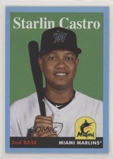 2019 Topps Archives 1958 Design Blue 3/25 Starlin Castro #79 0h1