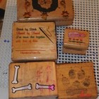 Mounted Wood & Rubber Stamp Lot Background/Border - Christmas, Animals, Birthday — photo 6