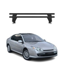 Menabo Dachträger Grundtäger für Renault Laguna 2007-2015 50kg Alu Schwarz 2 tlg