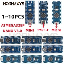 Mini /Type-C /Micro USB Nano V3.0 With bootloader compatible arduino controller