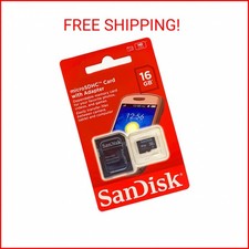 SanDisk 16 GB Class 4 microSDHC Flash Memory Card