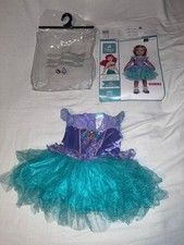 Disney Baby Princess Ariel Infant Costume Size 6-12M Glittery Sparkly cHECK iT 