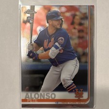 Topps 2019 Chrome Pete Alonso RC Rookie Base Set #204 New York Mets