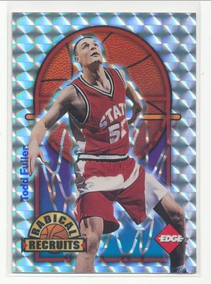 1996 Edge Rookie Rage - Radical Recruits Todd Fuller #7 Holofoil /2500 (RC)