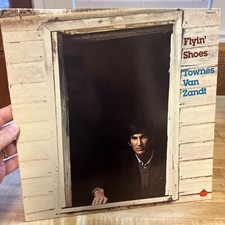 Townes Van Zandt Flyin' Shoes LP Vinyl 1978 Tomato TOM-7017 - VG Inner Sleeve
