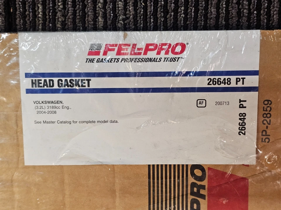 Fel-Pro 26648 PT 发动机气缸盖垫片 适用于 2005 - 2006 年大众途锐 — 第 2/4 张图片