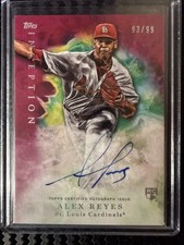 K219,993 - 2017 Topps Inception Magenta #115 Alex Reyes Auto #/99