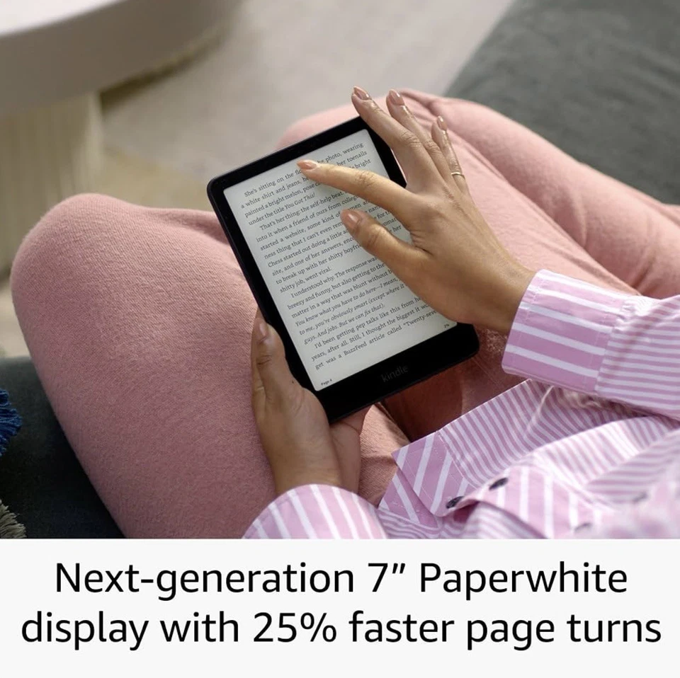 New Amazon Kindle Paperwhite 12th Gen 32GB wireless charging-Metallic Rαspberry - Image 3 of 4