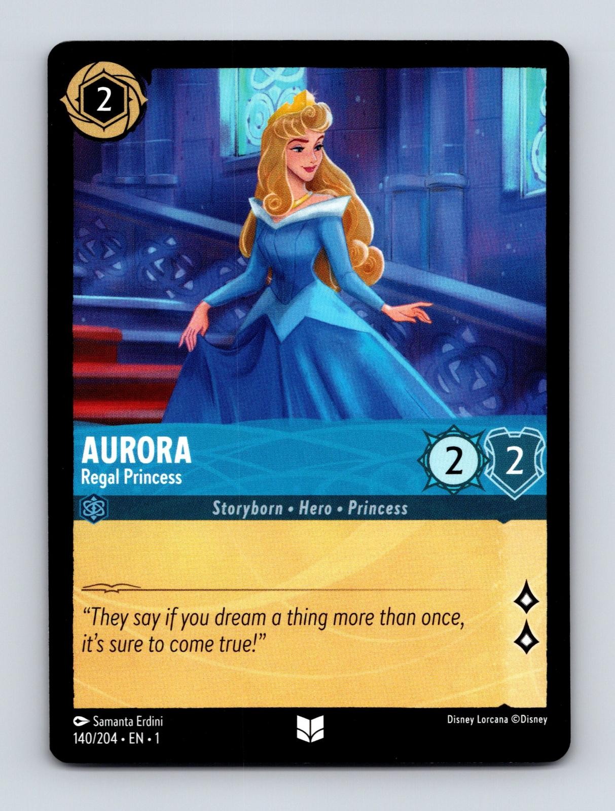 AURORA - REGAL PRINCESS 140/204 UNCOMMON THE FIRST CHAPTER LORCANA NM