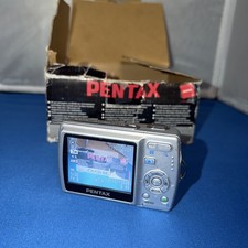Pentax Optio M20 7.0MP Digital Camera - Silver   TESTED  WORKING    