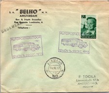 GOLDPATH: Netherlands cover 1951 to Belgium special cancel CV903_P27