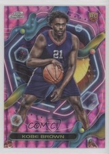 2023-24 Topps Cosmic Chrome Pink Galaxy Refractor Kobe Brown #177 rw9