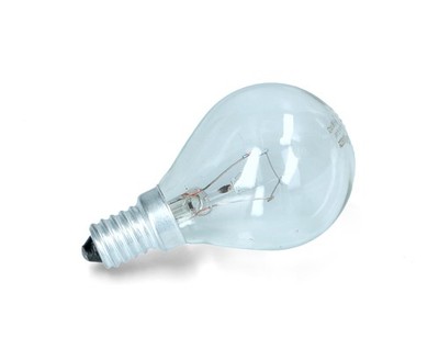 Bosch Siemens Lampe E14, 40W, 230V Kugelform für Backofen, Kühlschrank 057874