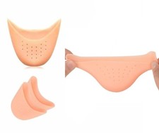 1 Pair Beige Soft Silicone Pointe Ballet Dance Shoe Toe Pads Toe Protector wi...