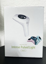 IPL Hair Removal Device AM001 White LCD Display 900000 Flash Life 8 Settings