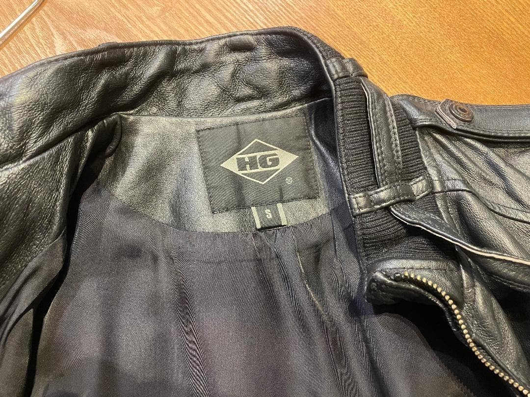 Hysteric Glamour Leather Jacket Black Size 1 S Wrinkle Finish Slim