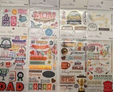 Family Friends Stickers - Recollections Scrapbook Stickers Crafts Planner Family Friends Stickers - Recollections Scrapbook Stickers Crafts Planner