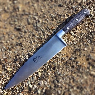 12.5'''' Chef Choice Cooking Kitchen Knife Wood Handle Stainless Steel