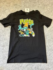 NWT PUMA Inspector Short Sleeve T-Shirt Youth Large 14/16 Black