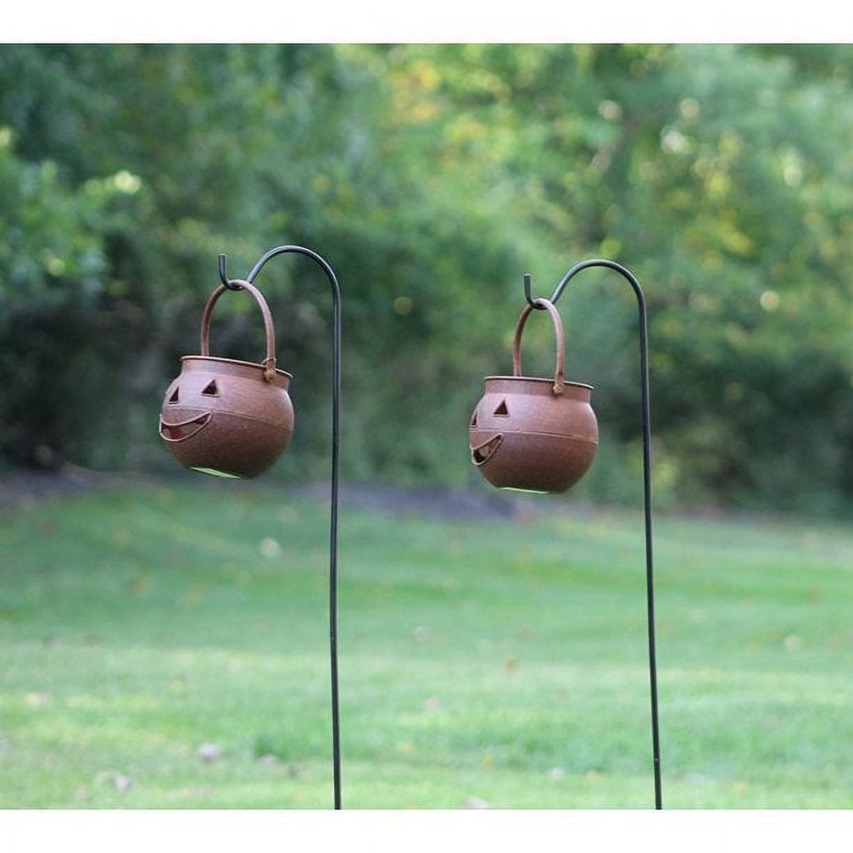 Ashman Online, Adjustable Shepherd's Hooks, Set of 2 Made of Premium,Black Color